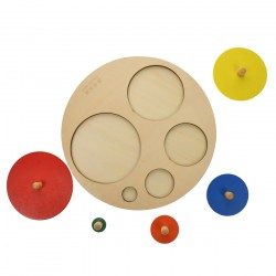 Puzzle din lemn, potrivire dimensiuni - 1103076 Puzzle din lemn, potrivire dimensiuni - 1103076