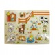 Puzzle de jucarie, potrivire dimensiuni si animale, din lemn - 22266644H Puzzle de jucarie, potrivire dimensiuni si animale, din lemn - 22266644H