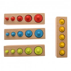 Set puzzle de jucarie, potrivire dimensiuni, din lemn - 3331174 Set puzzle de jucarie, potrivire dimensiuni, din lemn - 3331174