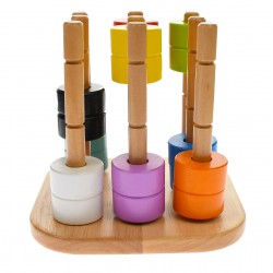 Set puzzle de jucarie, potrivire modele, din lemn - 3315038 Set puzzle de jucarie, potrivire modele, din lemn - 3315038