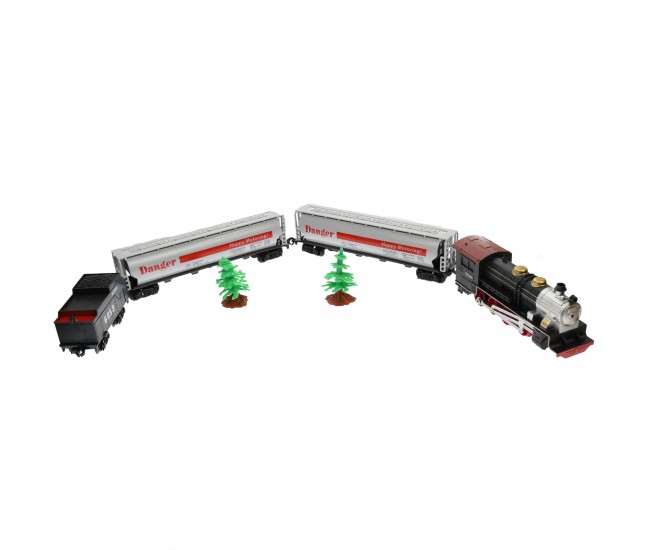 Set trenulet de jucarie, 139 x 93 cm, sunete si lumini - 22831 Set trenulet de jucarie, 139 x 93 cm, sunete si lumini - 22831