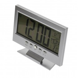 Ceas de birou LED argintiu cu afisare zi, luna , saptamana, temperatura - DS8082AG Ceas de birou LED argintiu cu afisare zi, luna , saptamana, temperatura - DS8082AG