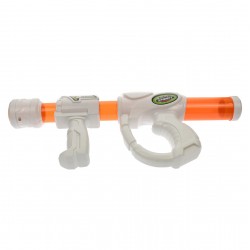 Pusca de jucarie, cu presiune, cu bile din spuma, portocaliu - 8584P