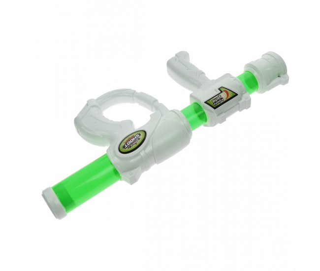 Pusca de jucarie, cu presiune, cu bile din spuma, verde - 8584V Pusca de jucarie, cu presiune, cu bile din spuma, verde - 8584V