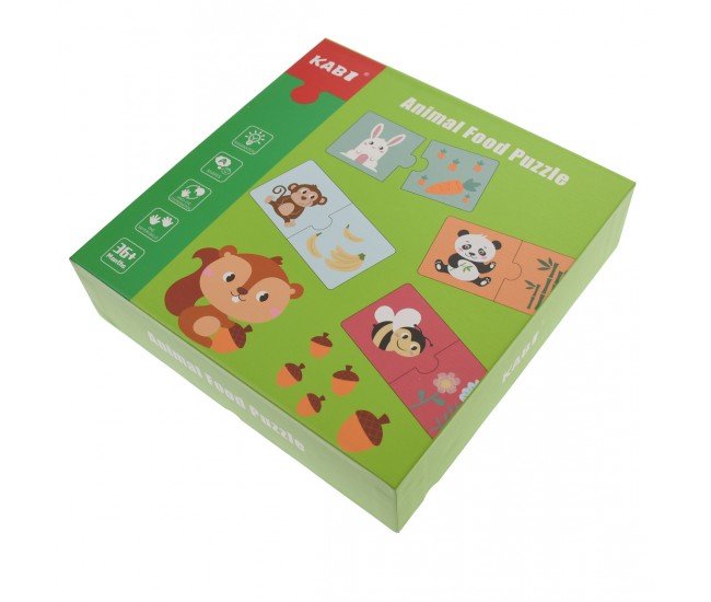 Set puzzle de jucarie, 10 poze cu animale - 3315072