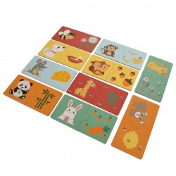 Set puzzle de jucarie, 10 poze cu animale - 3315072 Set puzzle de jucarie, 10 poze cu animale - 3315072