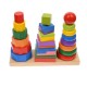 Set de construit, forme geometrice de jucarie, din lemn, 28 piese - 3315033 Set de construit, forme geometrice de jucarie, din lemn, 28 piese - 3315033