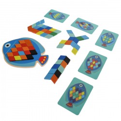Tablita din lemn, cu romburi pentru desenat - 3315108 Tablita din lemn, cu romburi pentru desenat - 3315108
