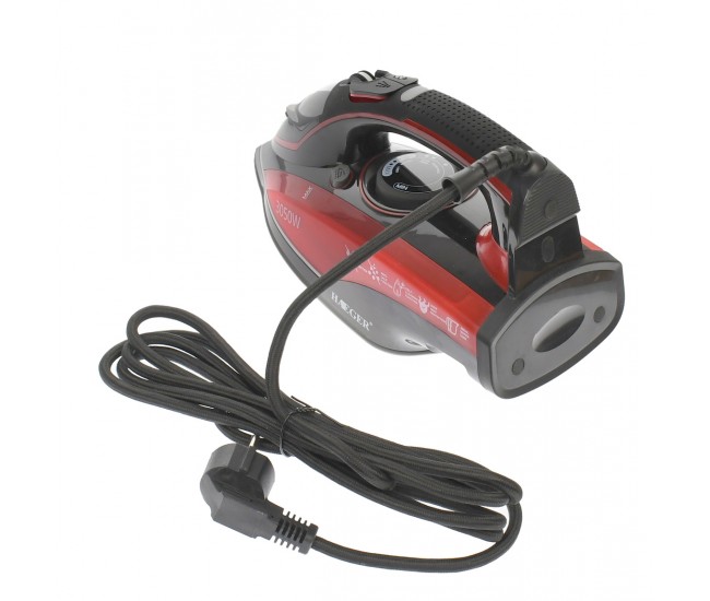 Fier de calcat, 3050 W, talpa ceramica, rezervor 360ml, 25 g/min, jet de abur 55g, Haeger - HG1296 Fier de calcat, 3050 W, talpa ceramica, rezervor 360ml, 25 g/min, jet de abur 55g, Haeger - HG1296