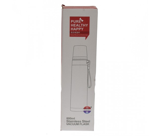 Termos vidat din crom si nichel, 1000 ml, pentru sport - T1000ML Termos vidat din crom si nichel, 1000 ml, pentru sport - T1000ML