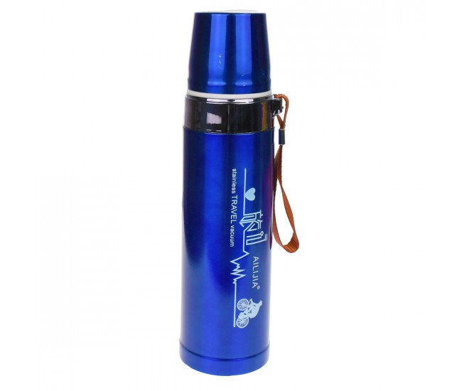 Termos vidat din crom si nichel, 1000 ml, pentru sport - T1000ML Termos vidat din crom si nichel, 1000 ml, pentru sport - T1000ML