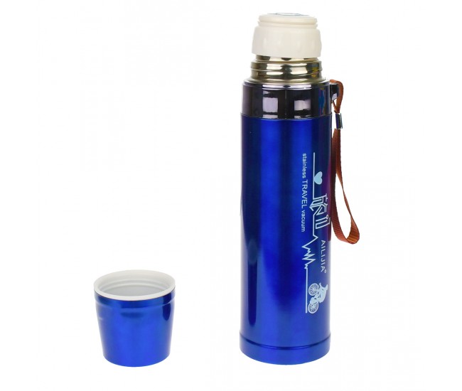 Termos vidat din crom si nichel, 1000 ml, pentru sport - T1000ML Termos vidat din crom si nichel, 1000 ml, pentru sport - T1000ML