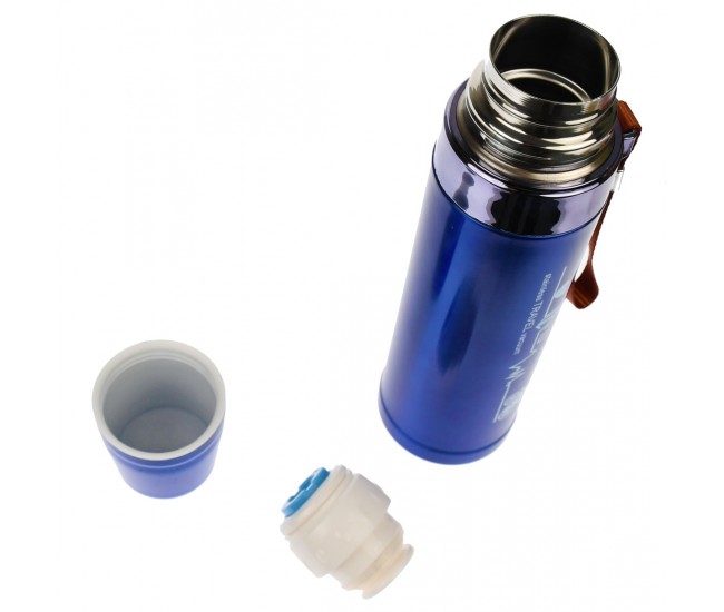 Termos vidat din crom si nichel, 1000 ml, pentru sport - T1000ML Termos vidat din crom si nichel, 1000 ml, pentru sport - T1000ML