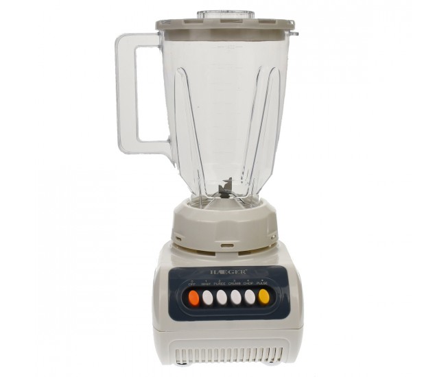 Blender Haeger, 4 viteze + impuls, putere 350W, volum 1.5 L, alb - HG2821 Blender Haeger, 4 viteze + impuls, putere 350W, volum 1.5 L, alb - HG2821