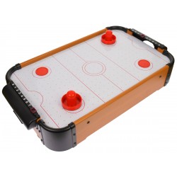 Masa de air hockey de jucarie, din lemn, cu baterii, 55X30 cm - HG298B