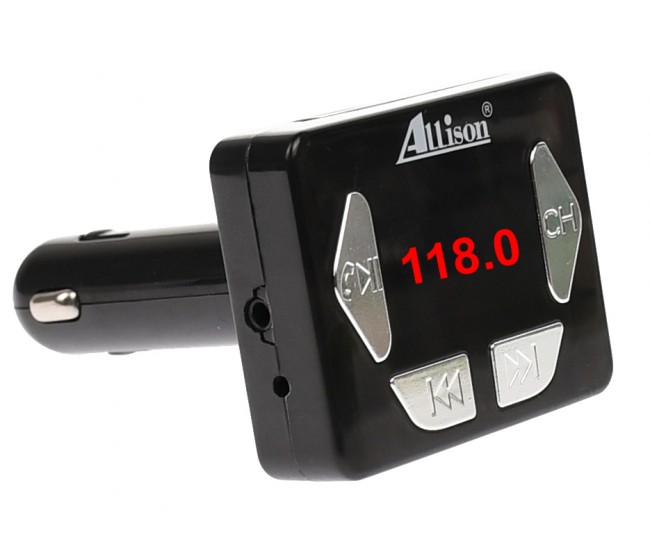 Modulator Wireless Auto, FM, Bluetooth, USB, SD card - ALSA802