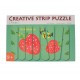 Set puzzle de jucarie, 8 fructe, din carton cu suport de lemn - 3331233