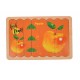 Set puzzle de jucarie, 8 fructe, din carton cu suport de lemn - 3331233