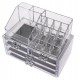 Organizator/suport pentru machiaj, cu sertare, transparent - 7680 Organizator/suport pentru machiaj, cu sertare, transparent - 7680