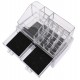 Organizator/suport pentru machiaj, cu sertare, transparent - 7680 Organizator/suport pentru machiaj, cu sertare, transparent - 7680