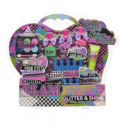 Resigilate - Set pentru decorarea unghiilor de jucarie, sclipici, oja, multicolor - R81027 Resigilate - Set pentru decorarea unghiilor de jucarie, sclipici, oja, multicolor - R81027