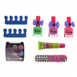 Resigilate - Set pentru decorarea unghiilor de jucarie, sclipici, oja, multicolor - R81027 Resigilate - Set pentru decorarea unghiilor de jucarie, sclipici, oja, multicolor - R81027