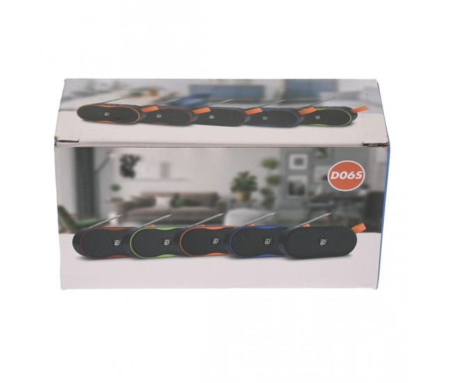 Boxa portabila reincarcabila, radio FM, putere 5 W, 500 mAh - D06S