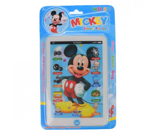 Tableta de jucarie, functii touch, muzica, sunete, Mickey Mouse - 5234M