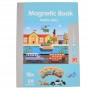 Carticica magnetica- Set Puzzle magnetic, cu vehicule, 59 accesorii -68075
