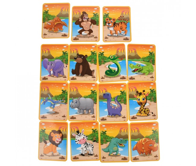 Carticica  Magnetica- Set Puzzle magnetic, cu animale, 62 accesorii - 11033069G