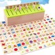 Puzzle de jucarie din lemn, potrivire imagini, numere, forme - 1103067 Puzzle de jucarie din lemn, potrivire imagini, numere, forme - 1103067
