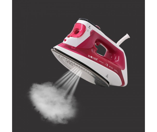 Fier de calcat, 2400 W, talpa ceramica, rezervor 350ml, 50 g/min, jet de abur 80g, Haeger - HG1102 Fier de calcat, 2400 W, talpa ceramica, rezervor 350ml, 50 g/min, jet de abur 80g, Haeger - HG1102