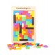 Puzzle de jucarie din lemn, tetris, potrivire dimensiuni - 22200023