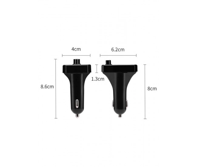 Modulator Wireless Auto, FM, Bluetooth, USB, SD card - CARB6