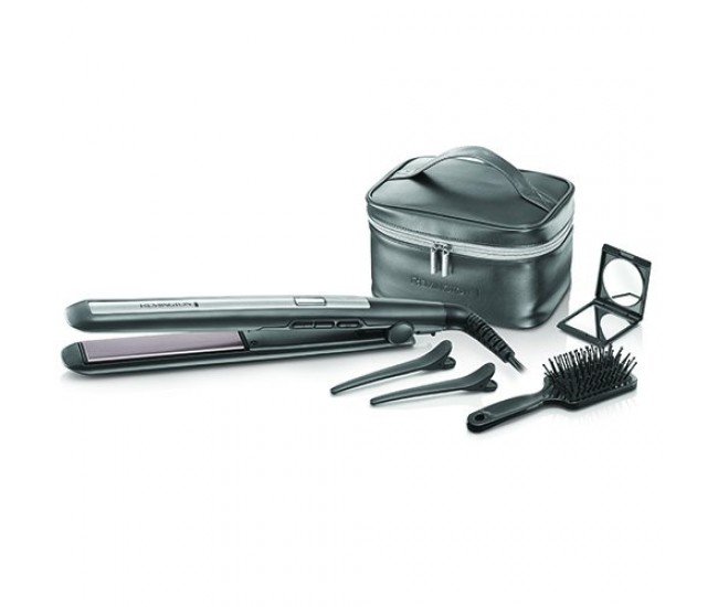 Set cadou placa de indreptat parul PRO-Ceramic Titanium S5506GP - S5506GP Set cadou placa de indreptat parul PRO-Ceramic Titanium S5506GP - S5506GP