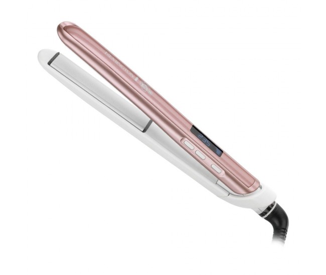 Placa de par Remington S9505 Rose Luxe, 235 grade, LCD, Invelis ceramic Ultimate, Roz/Alb S9505 Placa de par Remington S9505 Rose Luxe, 235 grade, LCD, Invelis ceramic Ultimate, Roz/Alb S9505