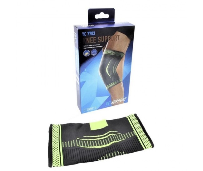 Genunchiera YC Support, lungime 26 cm, circumferinta 36-65 cm - YC7703 Genunchiera YC Support, lungime 26 cm, circumferinta 36-65 cm - YC7703