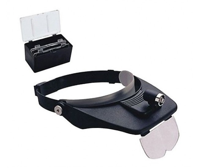 Lupa de cap cu lumina si lentile interschimbabile - Ideal pentru ceasornicari, service GSM - MP244L Lupa de cap cu lumina si lentile interschimbabile - Ideal pentru ceasornicari, service GSM - MP244L