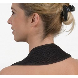 Centura cervicala cu magneti, din neopren, 50cm lungime, negru - YC6658 Centura cervicala cu magneti, din neopren, 50cm lungime, negru - YC6658