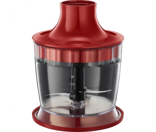 Mixer vertical 3in1 Russell Hobbs Desire 24700-56, 500 W, 2 Viteze, Tel, Tocator, Pahar Gradat, Functie pulse, Rosu - 24700-56