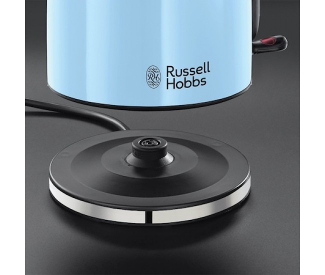 Fierbator Russell Hobbs Colours Plus Heavenly Blue 20417-70, 2400W, 1.7L, Albastru - 20417-70