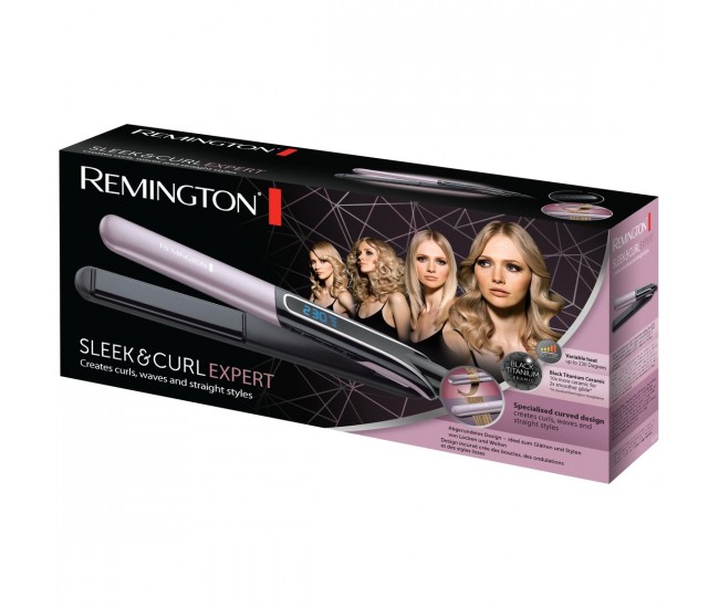 Placa de indreptat si ondulat parul Remington Sleek & Curl Expert S6700 - S6700 Placa de indreptat si ondulat parul Remington Sleek & Curl Expert S6700 - S6700