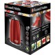 Fierbator Russell Hobbs Colours Plus Flame Red 20412-70, 2400 W, 1.7 l, Fierbere rapida, Varf turnare perfecta, Rosu/Inox - 20412-70