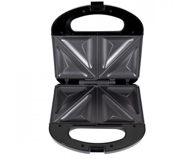 Sandwich-maker Floria, 750 W, Inox, 2 sandwich-uri, Negru - ZLN4304 Sandwich-maker Floria, 750 W, Inox, 2 sandwich-uri, Negru - ZLN4304