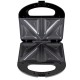 Sandwich-maker Floria, 750 W, Inox, 2 sandwich-uri, Negru - ZLN4304 Sandwich-maker Floria, 750 W, Inox, 2 sandwich-uri, Negru - ZLN4304