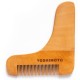 Set profesional ingrijire barba si mustata YOSHIMOTO Nature Power, cu perie, foarfeca, pieptan - ST054
