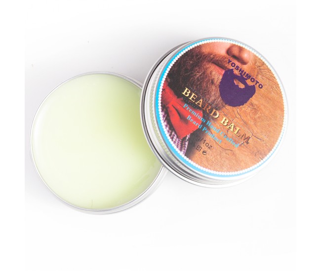 Set barber YOSHIMOTO Fearless, ingrijire barba si mustata, perie, ulei, pieptan, balsam, sampon - ST059