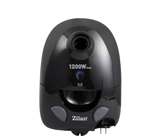Aspirator cu sac ZILAN 8471, 1200W, capacitate sac textil 2.0 l, cablu electric retractabil 5 m, Negru, ZLN8471 Aspirator cu sac ZILAN 8471, 1200W, capacitate sac textil 2.0 l, cablu electric retractabil 5 m, Negru, ZLN8471