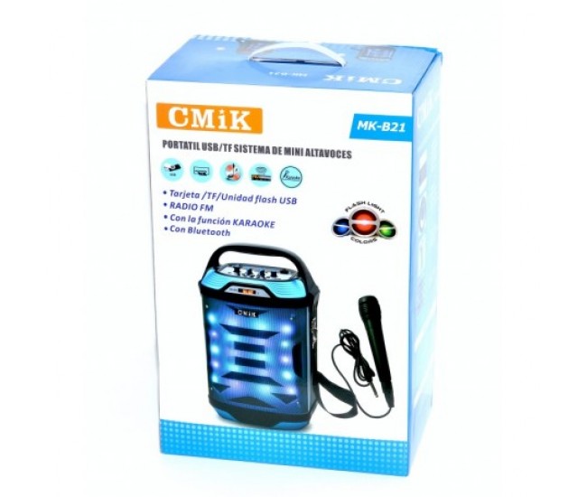 BOXA CU BLUETOOTH,USB,CARD MICRO SD,FM RADIO MK-21