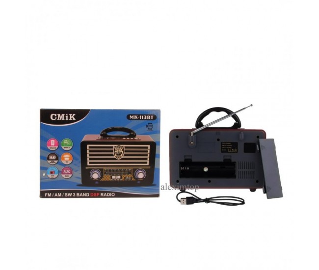 BOXA CU BLUETOOTH,USB,CARD MICRO SD,FM RADIO MK-113BT